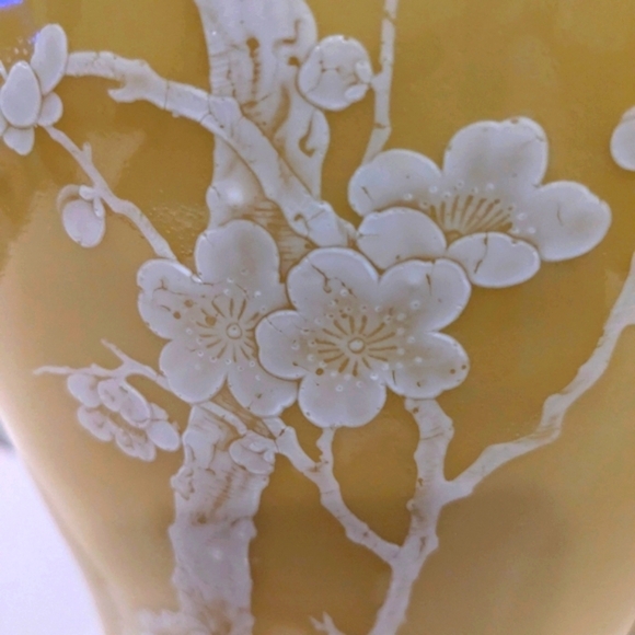 Vintage Porcelain Hand Painted Jingdezhen Zhi C. 1950s - 70s 18" Collector Piece - Picture 9 of 16